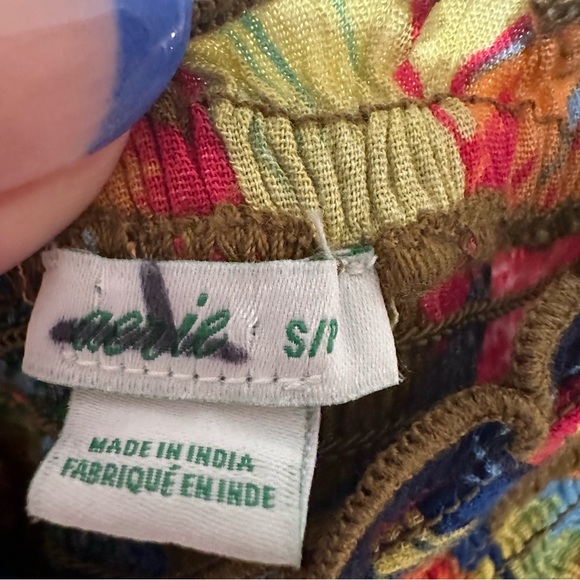 Aerie Tropical Floral Smocked Strapless Ruffle Midi Dress - Picture 5 of 10